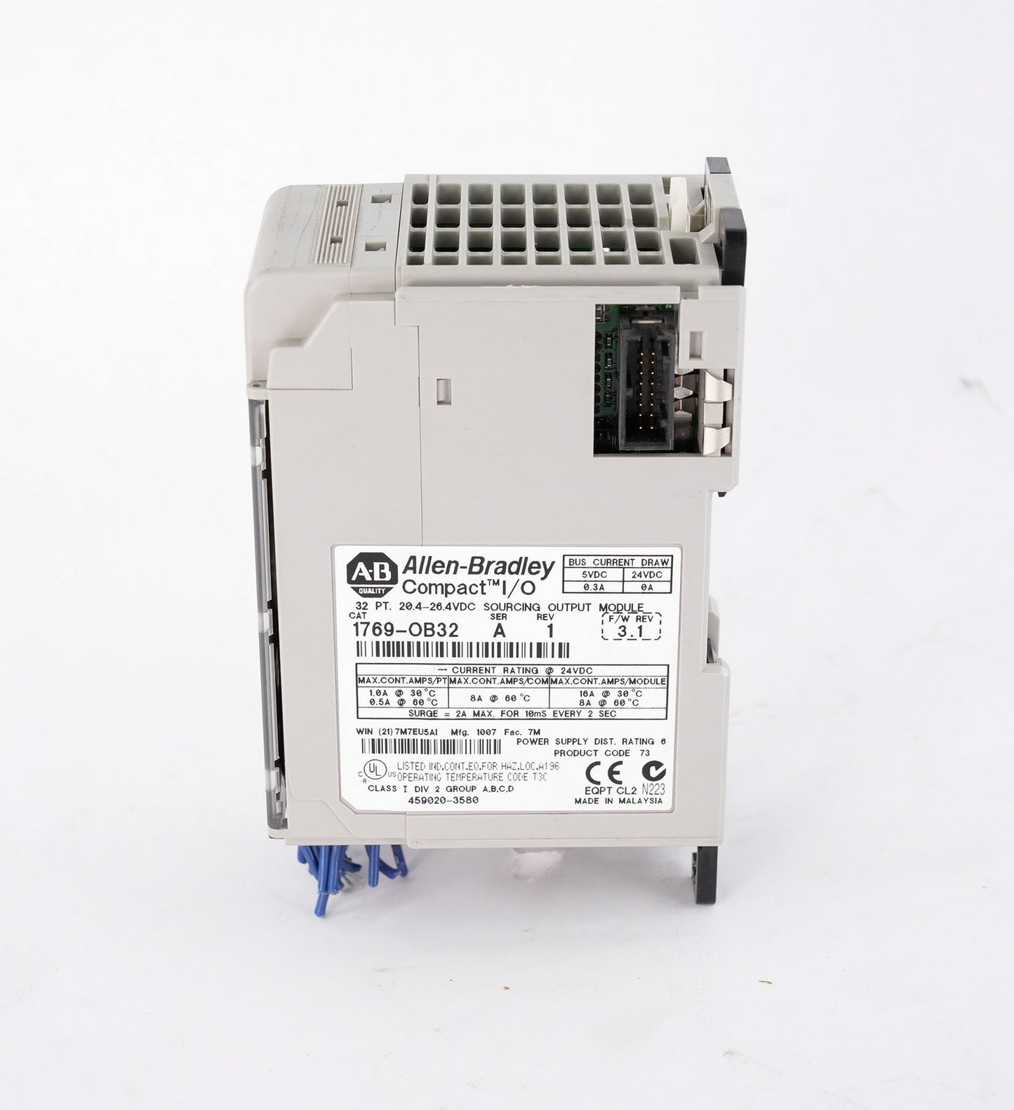 Allen Bradley 1769-OB32 /A CompactLogix 32-Point Sourcing Output Module 1769OB32