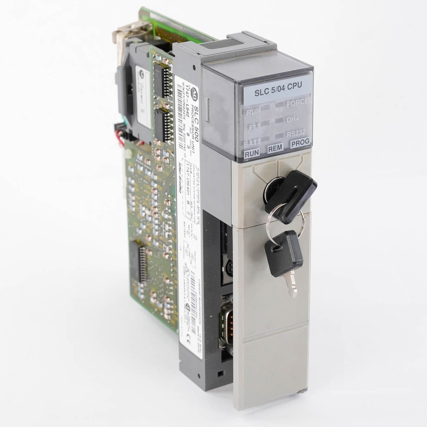 Allen Bradley 1747-L542 Ser B SLC 500 5/04 CPU Processor 32K Memory 1747L542 PLC