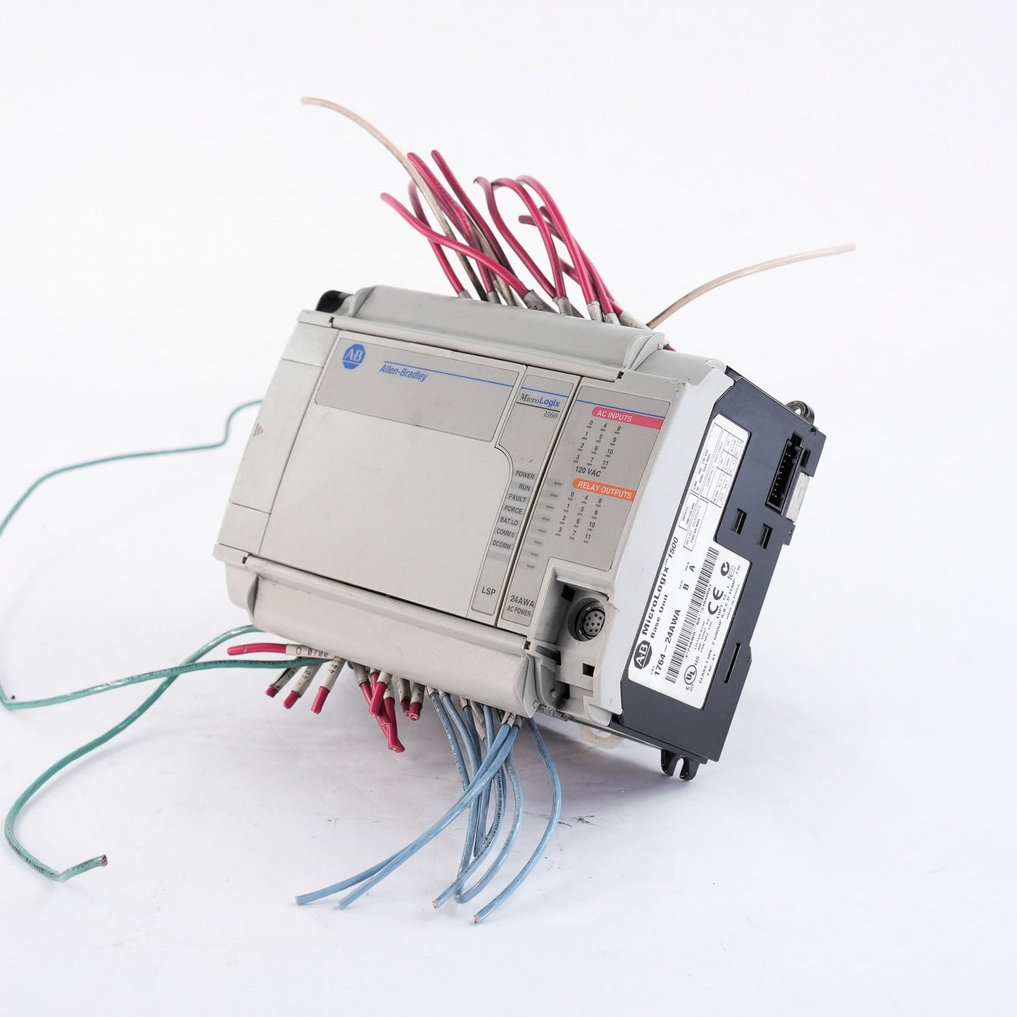 Allen Bradley 1764-24AWA /B Rev A MicroLogix 1500 Controller 176424AWA
