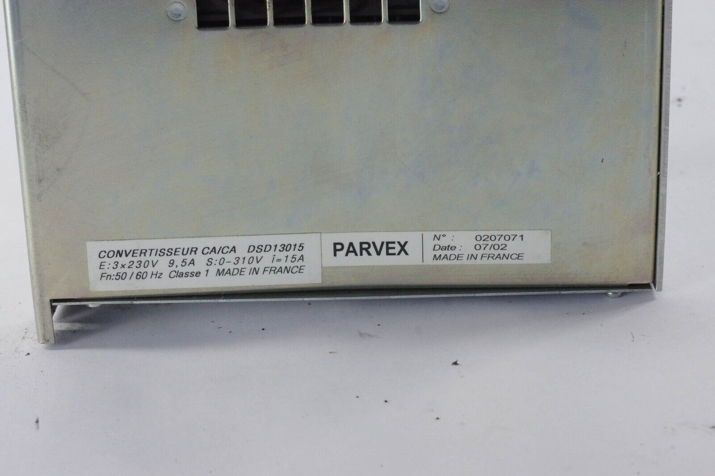 PARVEX PARKER DSD13015 / DSD 13015 0207071 DIGIVEX DSD Servo Drive 3×230V