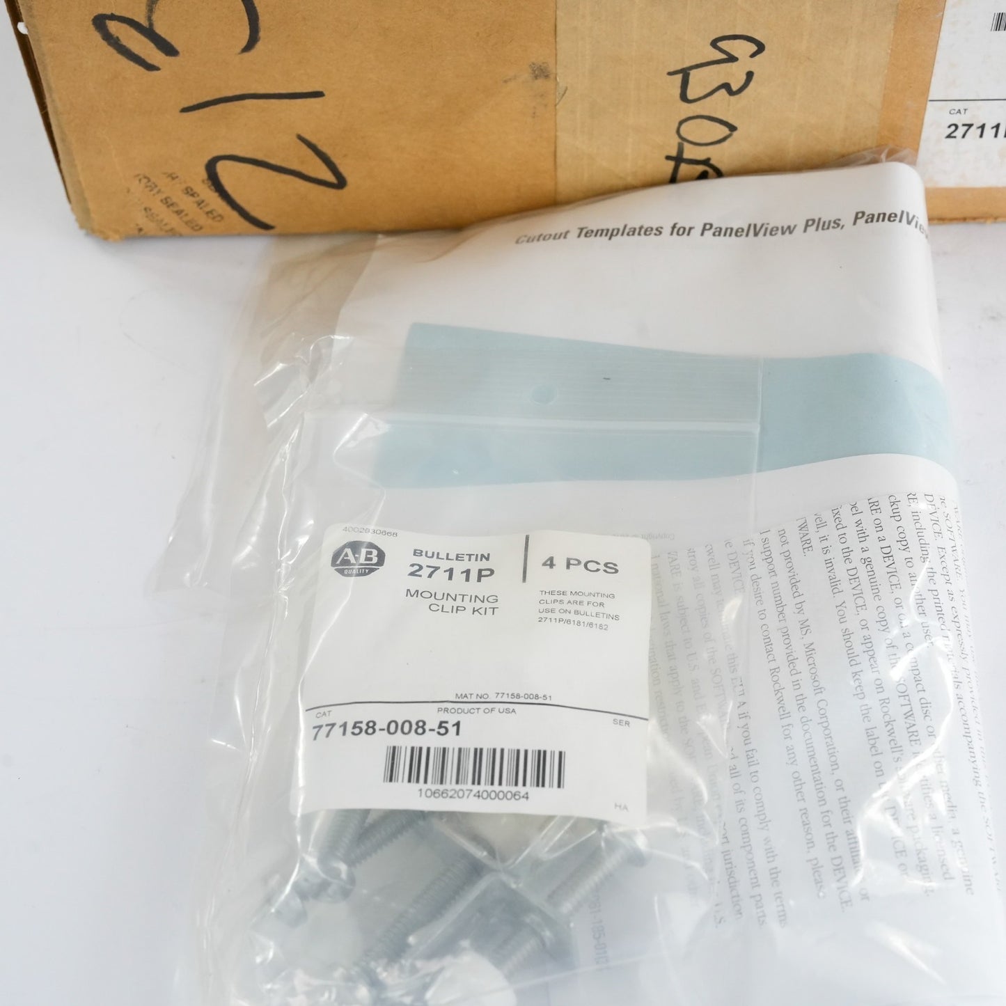 Allen Bradley 2711P-T10C4D2 PanelView Plus 1000 + RP2/G + RDT10C/B - Open Box