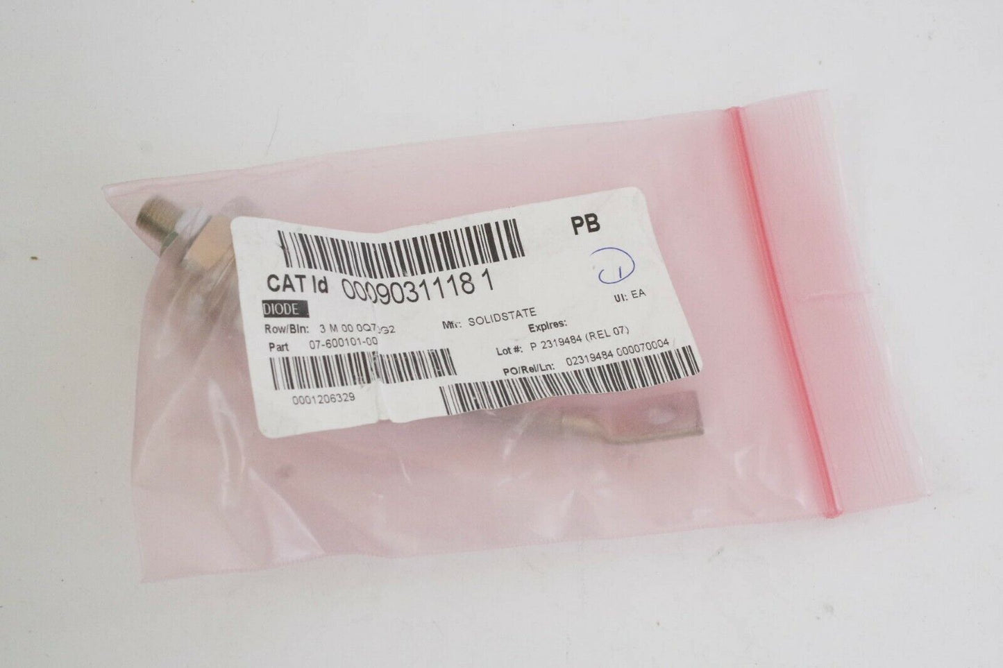 High Voltage Diode SOLID STATE CONTROLS 07-600101-00 - NUCLEAR PLANT SURPLUS