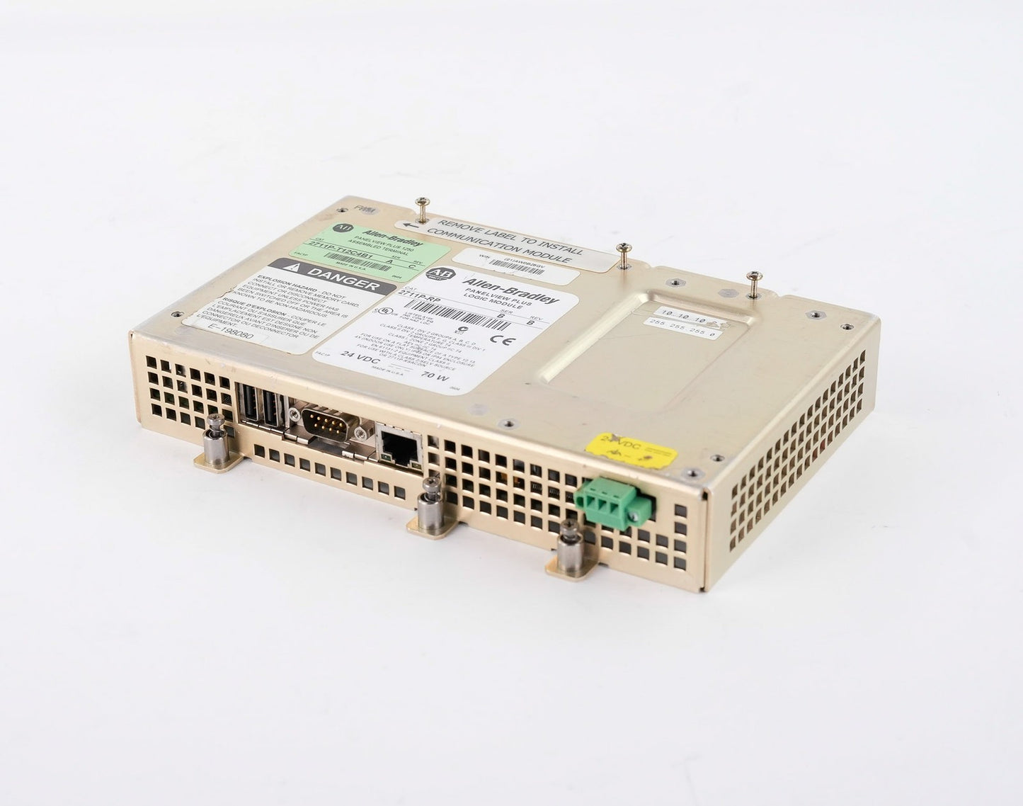 Allen Bradley 2711P-RP /B Rev B PanelView Plus Logic Module 2711PRP