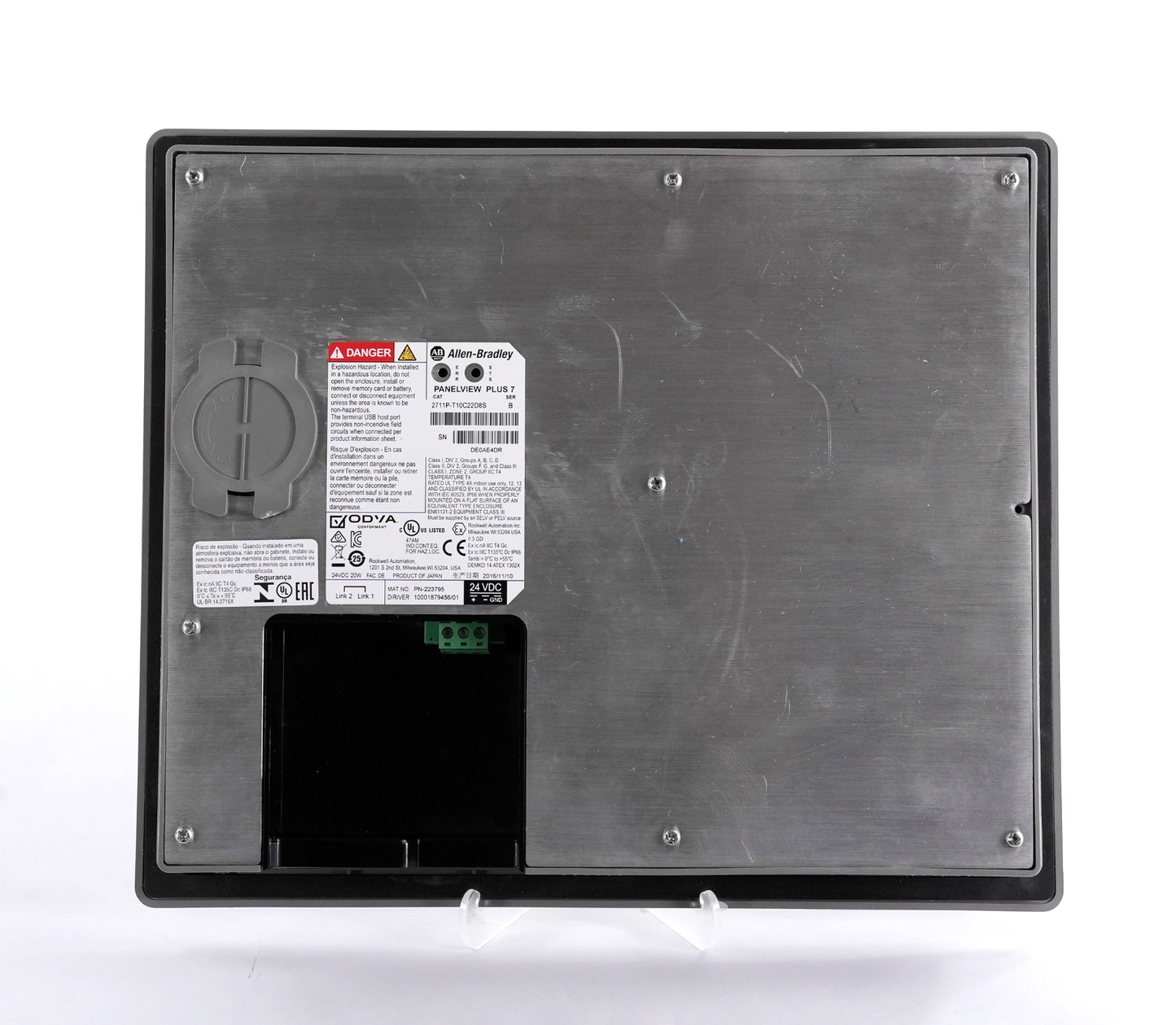 Allen Bradley 2711P-T10C22D8S /B PanelView Plus 7 Display Terminal Interface