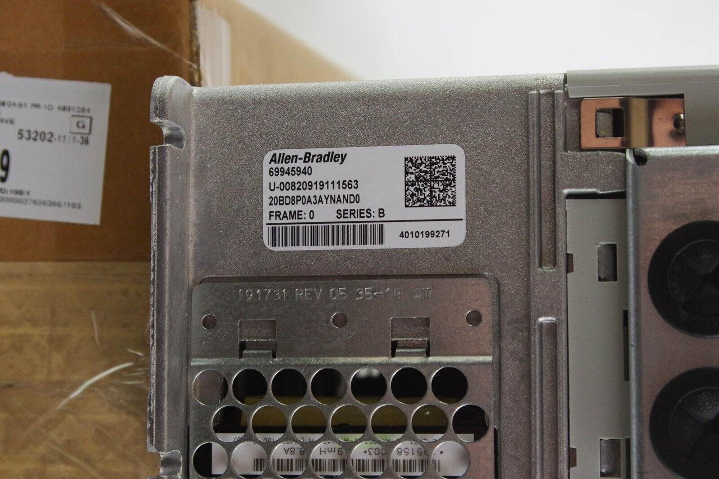 2019 Allen-Bradley 20BD8P0A3AYNAND0 /B PowerFlex 700 AC Drive 5HP +1 Yr Warranty