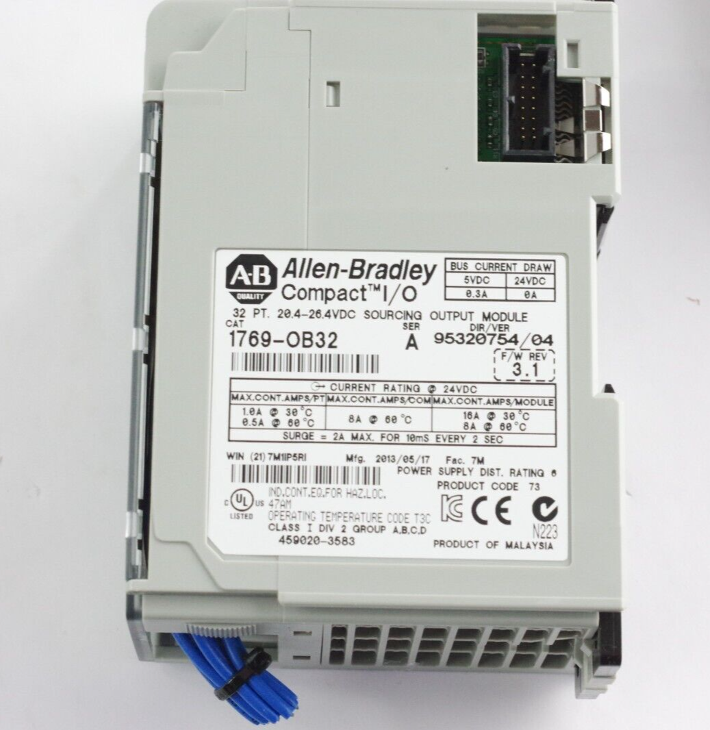 Allen Bradley 1769-OB32 Ser A F/W REV 3.1 CompactLogix Digital Output Module