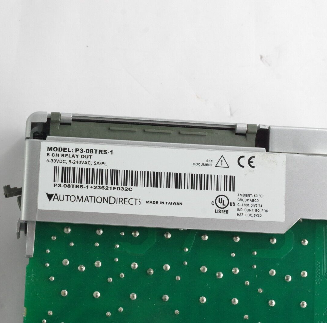Automation Direct P3-08TRS-1 / P308TRS1 8 Channel Relay - Without Box