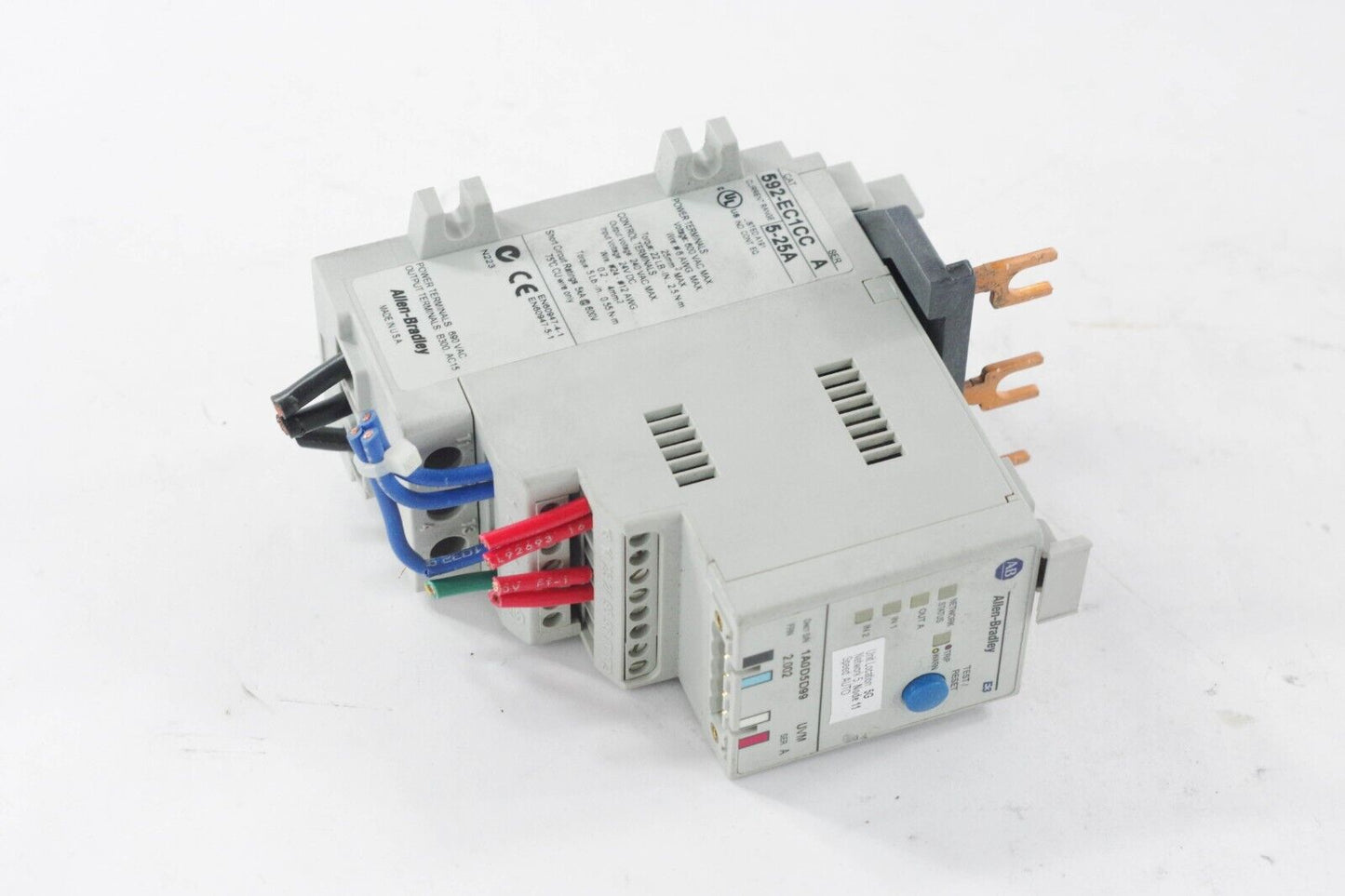 Allen Bradley 592-EC1CC Ser A Solid State Overload Relay 5-25A