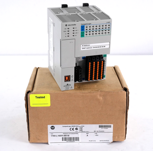 Allen-Bradley 1769-L16ER-BB1B /A CompactLogix PLC Controller - Refurbished