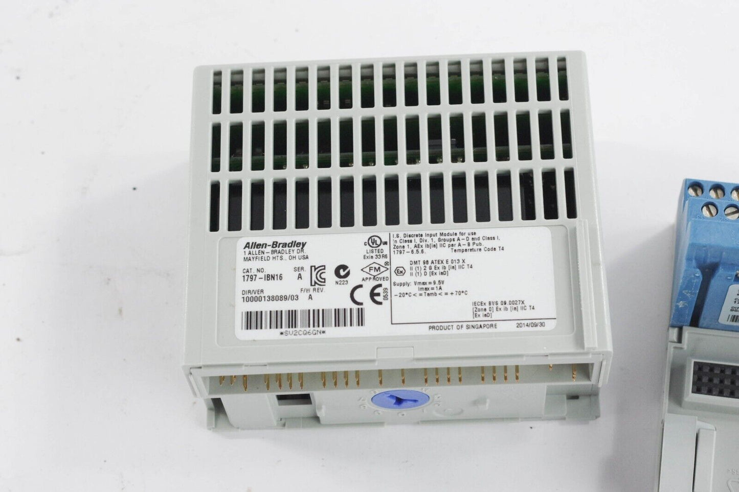 Allen Bradley 1797-IBN16 Ser A Flex Ex Input Module + 1797-TB3