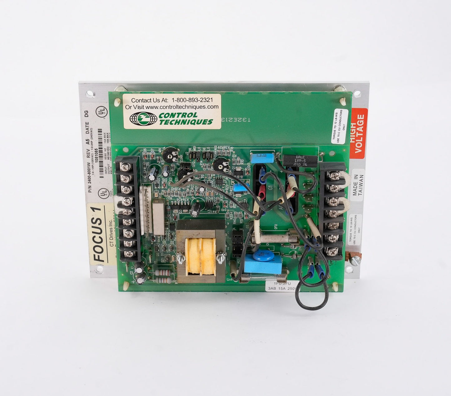 Control Techniques 2400-8001W Rev A5 Drive Circuit Board 24008001W