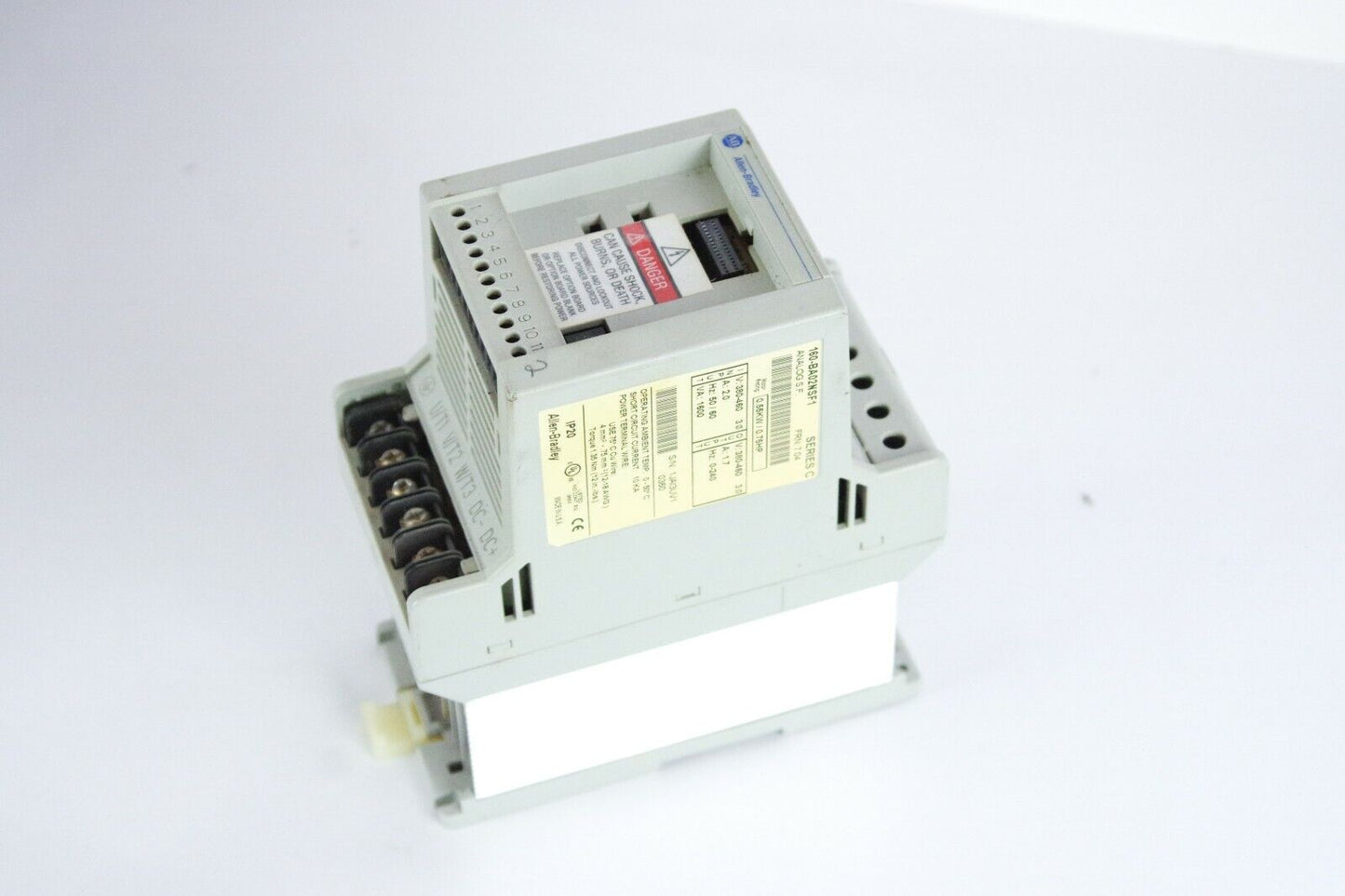 ALLEN BRADLEY 160-BA02NSF1 Variable Speed Drive 0.75HP / Series C 160BA02NSF1