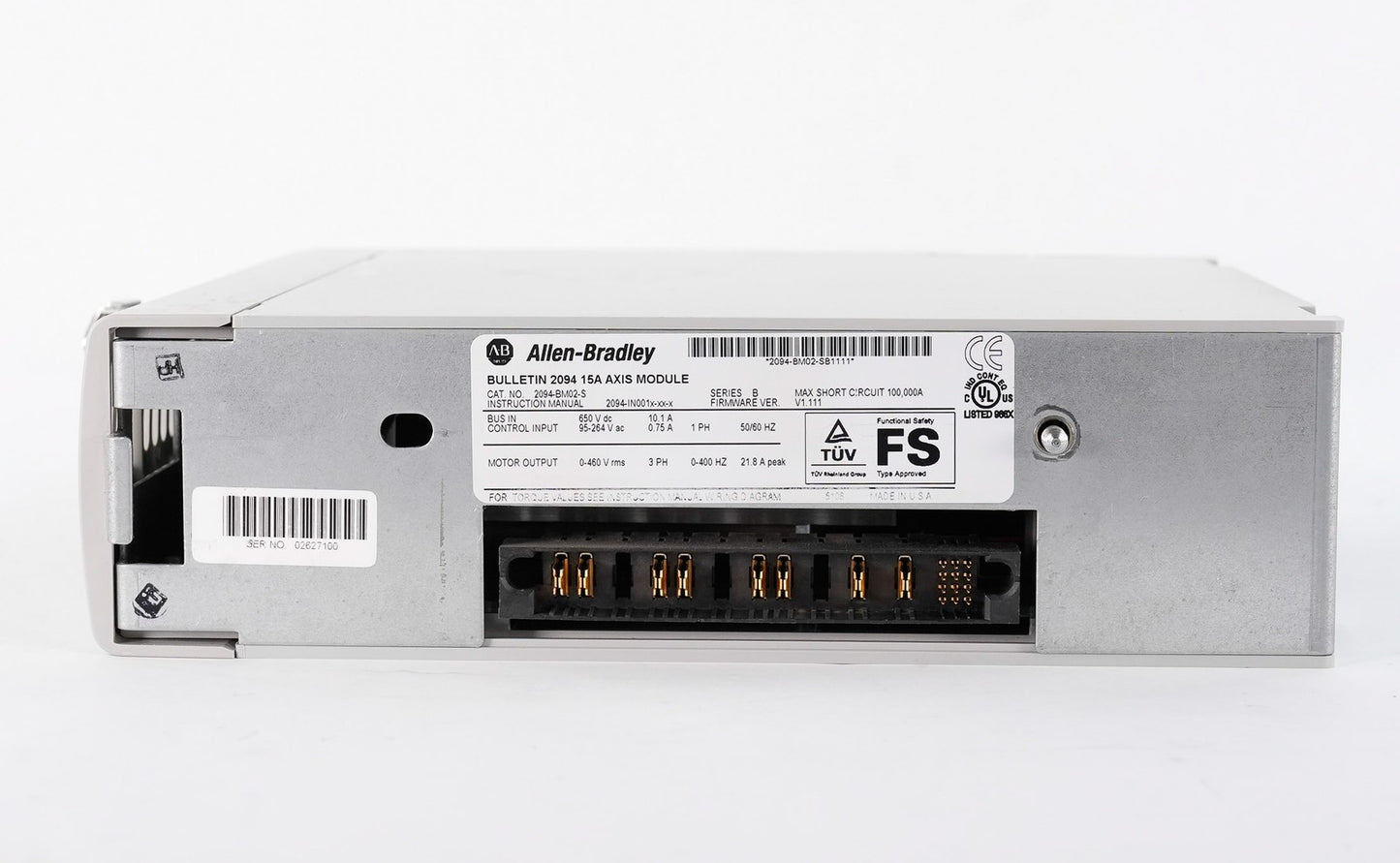 Allen Bradley 2094-BM02-S /B Kinetix 6000 Bulletin 2094 Axis Module 15A