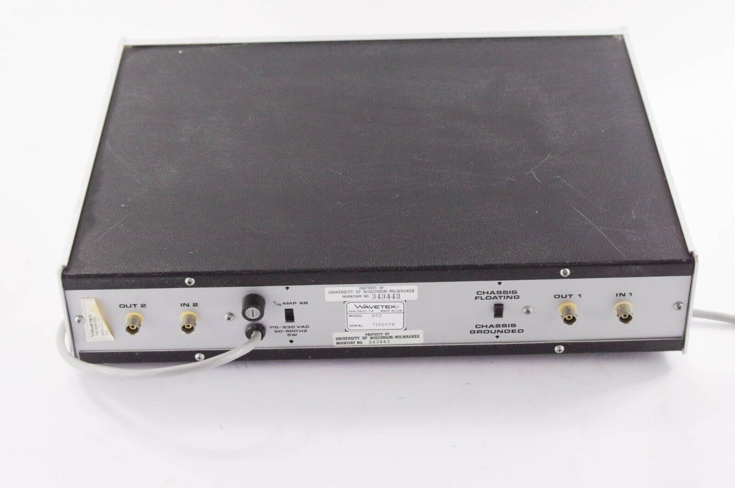 Wavetek 852 Dual HI/LP Filters model 852  / model852