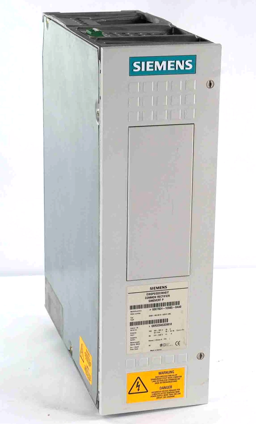 Siemens 6SE7024-1EB85-0AA0 Simovert Common Rectifier 6SE70241EB850AA0
