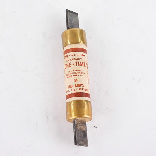 Shawmut OT100 One Time Fuse 100A 250V