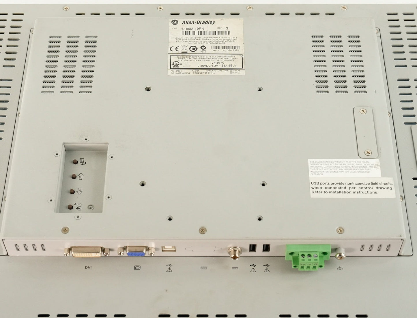 Allen Bradley 6186M-19PN 1900M /G Performance Monitor 6186M19PN