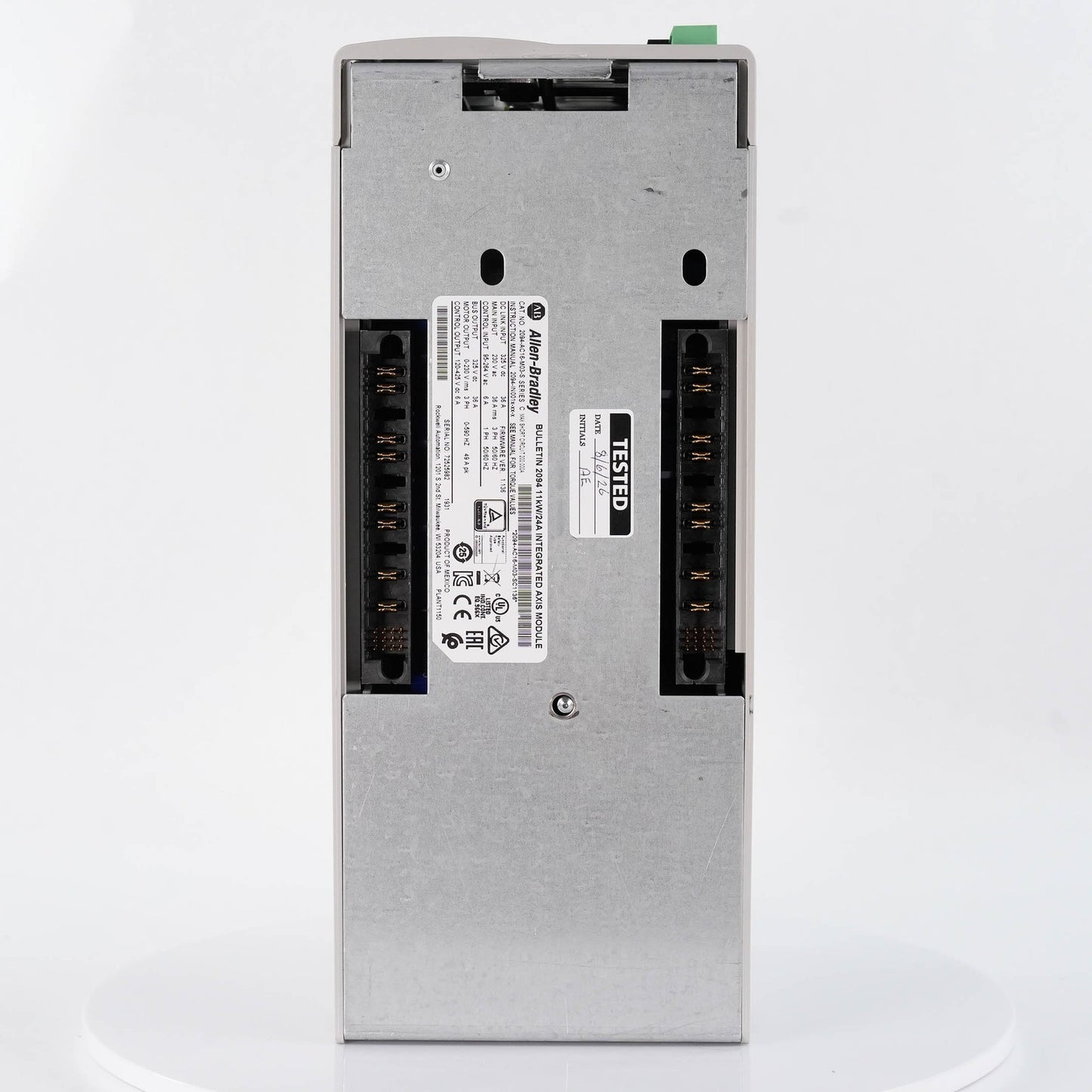 Allen Bradley 2094-AC16-M03-S Ser C Kinetix 6000 IAM 230V 15A 3kW 2094AC16M03S