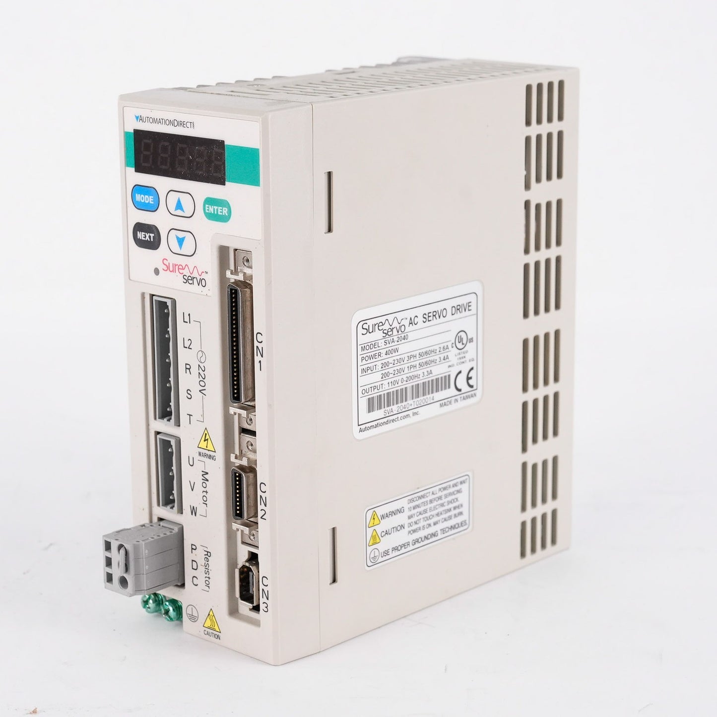 SureServo SVA-2040 AC Servo Drive 400W 230V 3-Phase 3.4A SVA2040