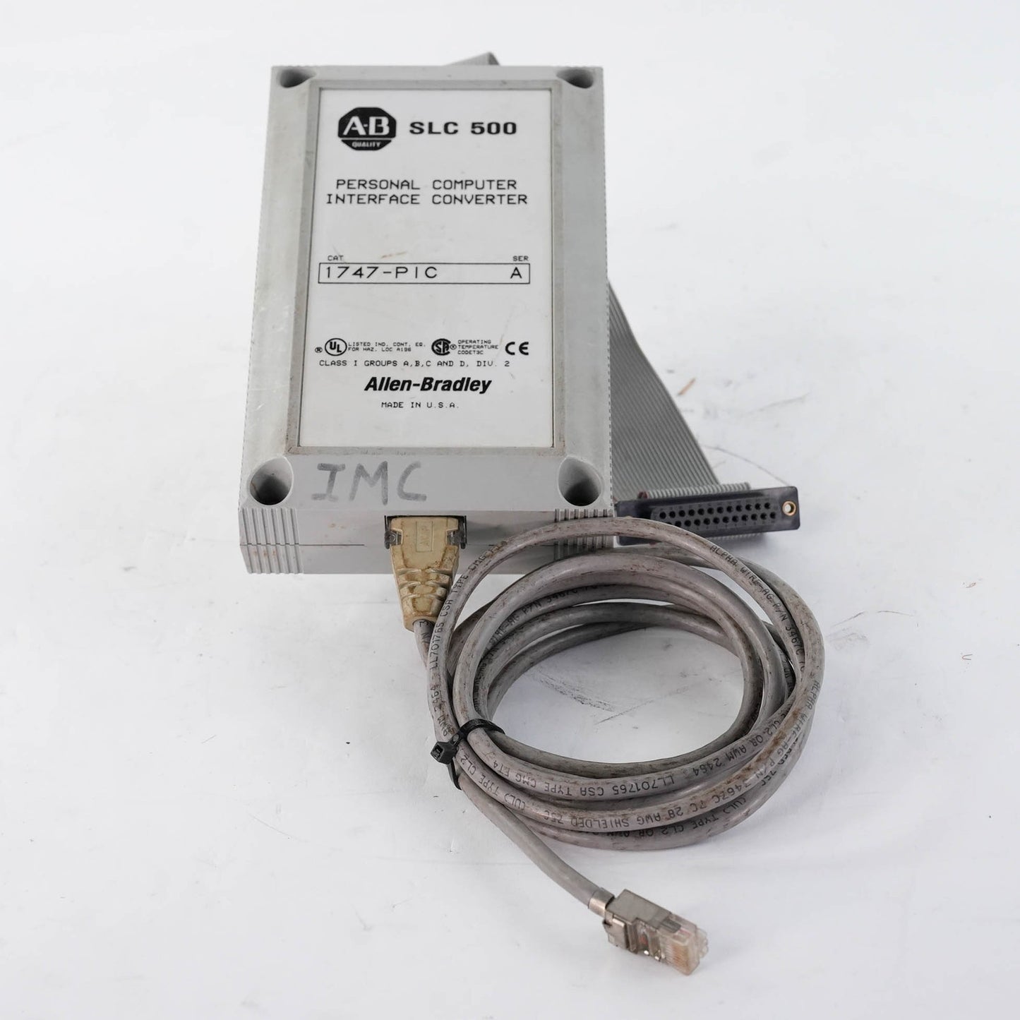 Allen Bradley 1747-PIC SLC 500 Personal Computer Interface Converter 1747PIC