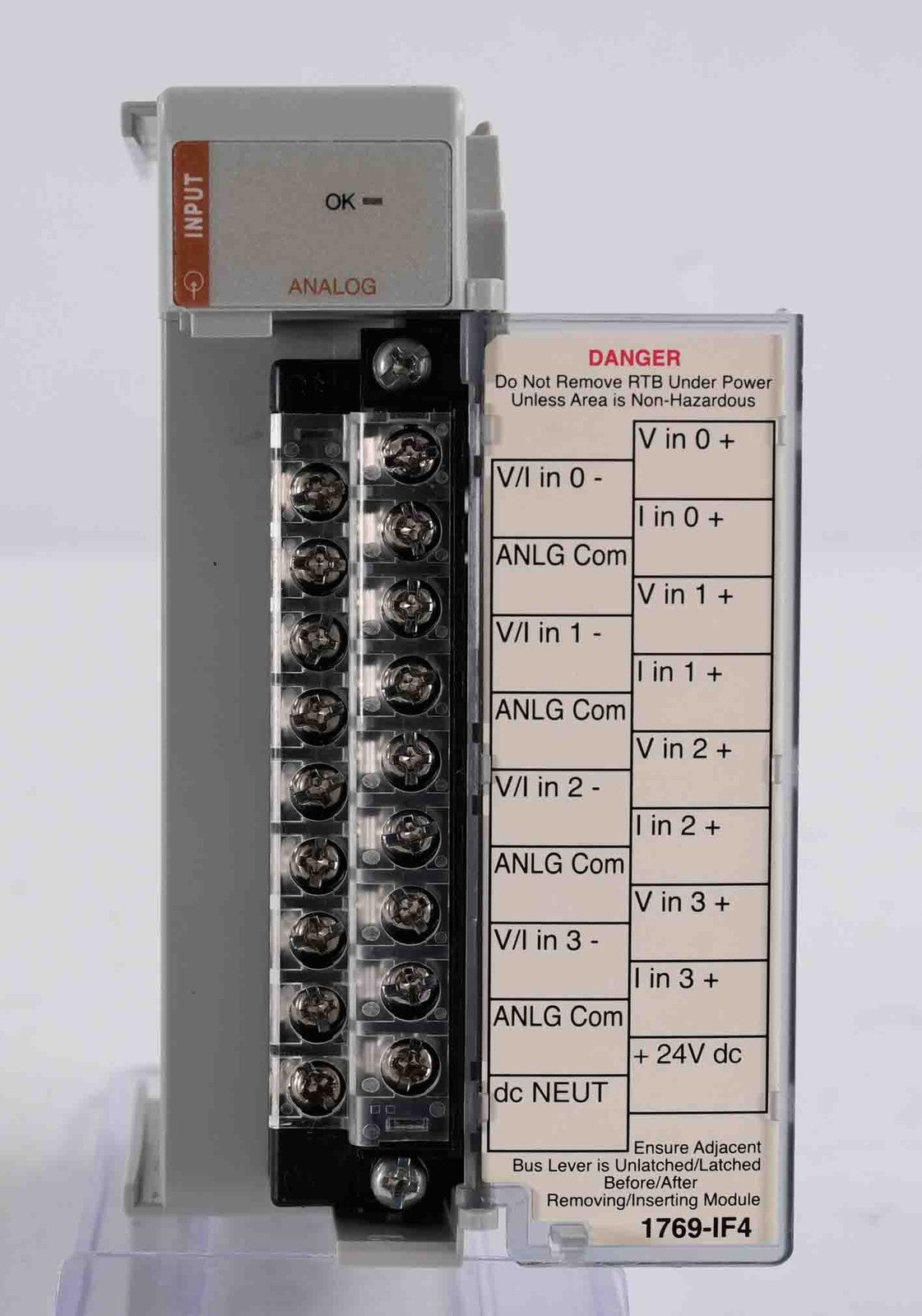 Allen Bradley 1769-IF4 /B CompactLogix 4 Ch Analog Input Module 1769IF4