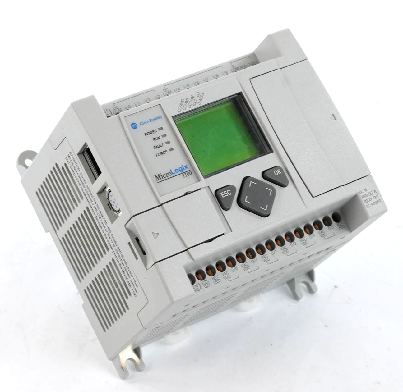 Allen Bradley 1763-L16BWA Ser B MicroLogix 1100 PLC 120/240VAC Controller