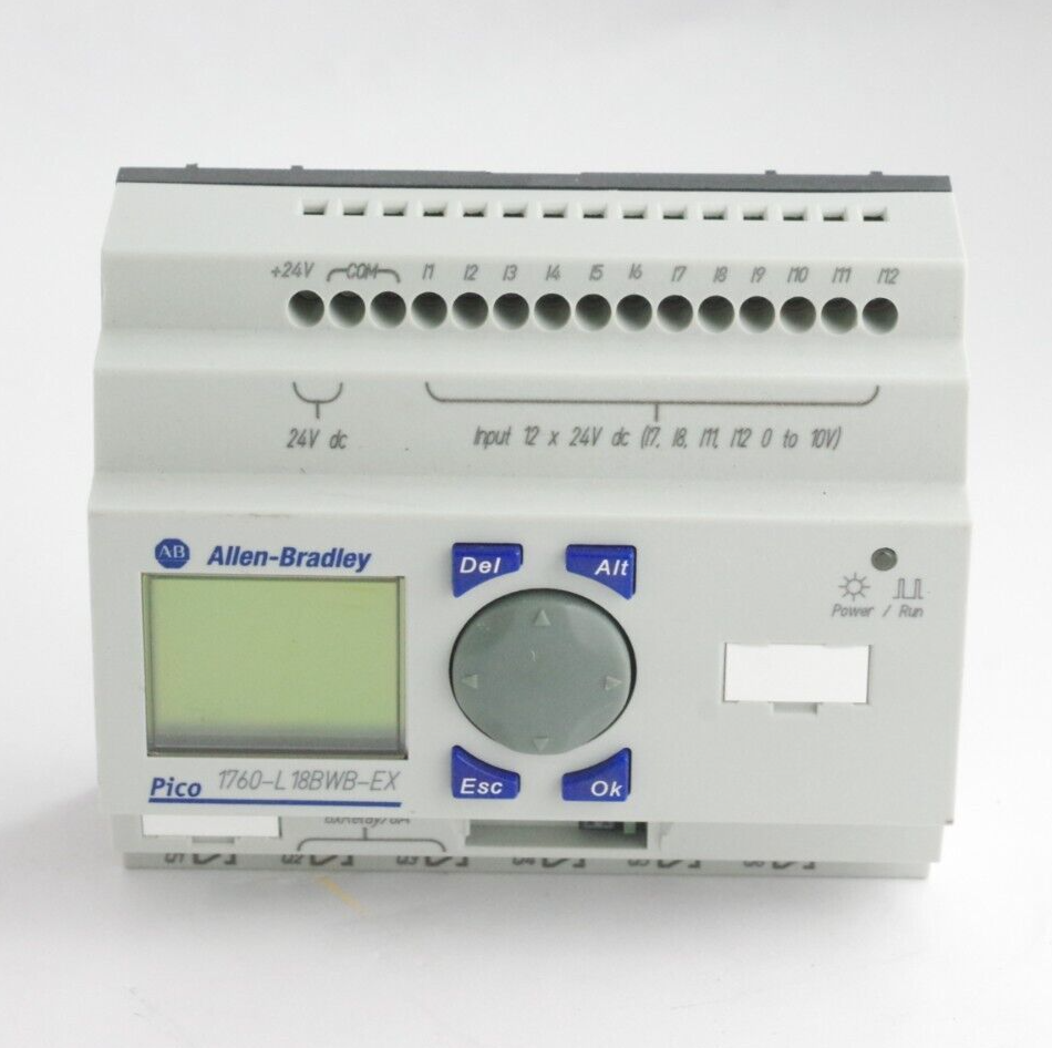 Allen Bradley 1760-L18BWB-EX /B Pico Controller 1760L18BWBEX Series B