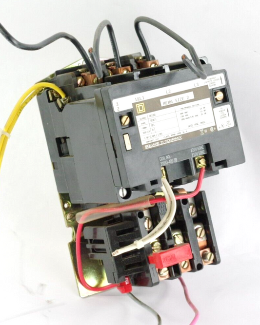Square D 8536 Motor Starter Type SD01 Coil No. 31063-409-38 120V 60Hz/110V 50Hz