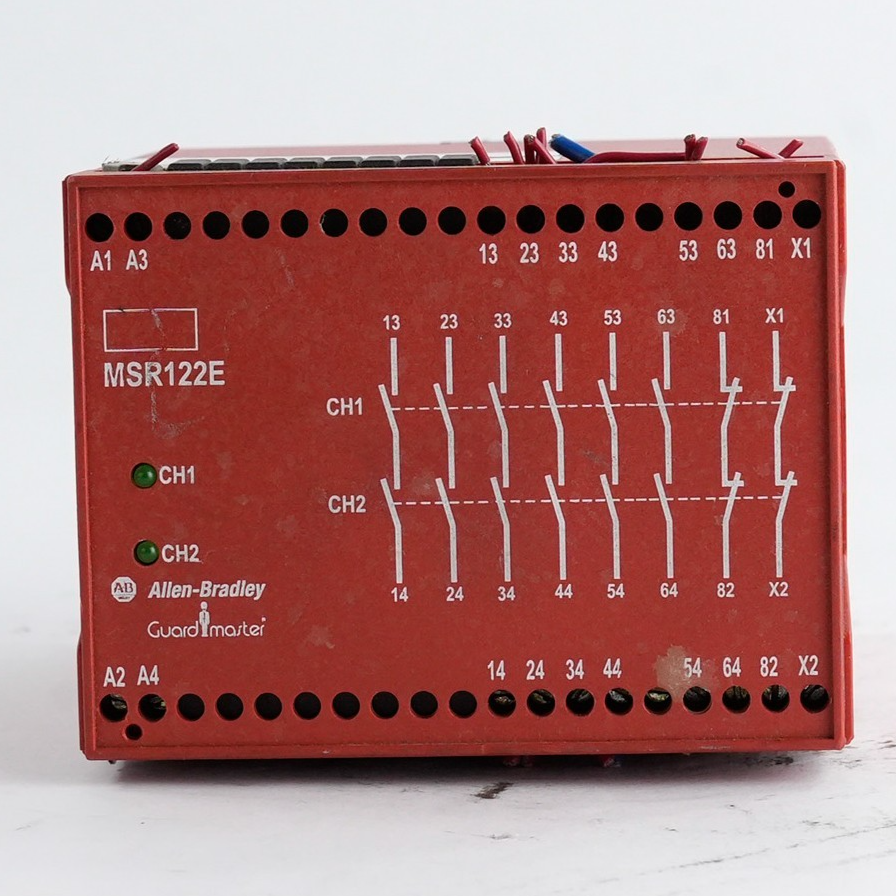 Allen Bradley 440R-E21357 Series A GuardMaster Relay MSR122E 115VAC