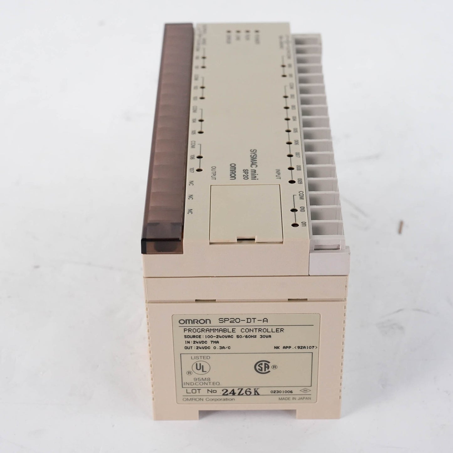 OMRON SP20-DT-A Programmable Controller 12 Input 8 Output SP20DTA Unit
