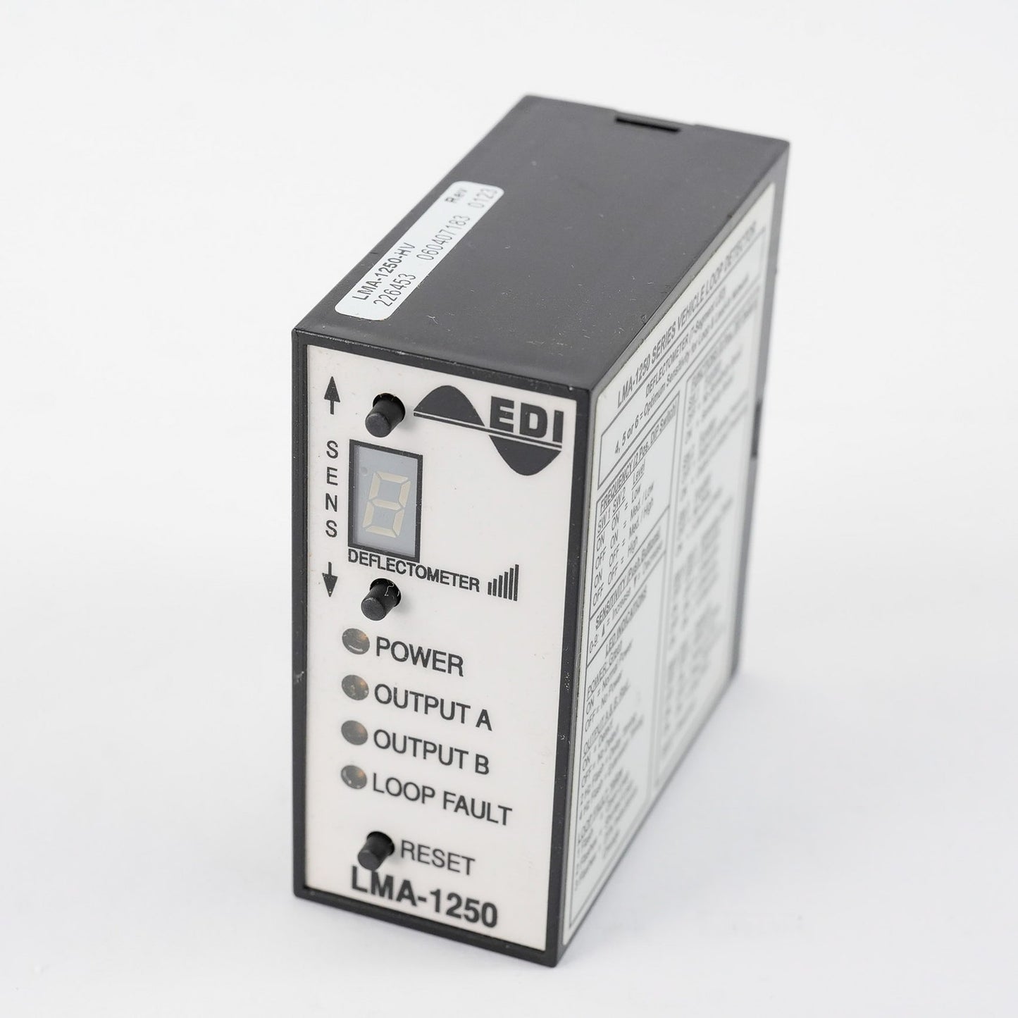 EDI LMA-1250-HV Loop Detector LMA1250HV 220/120VAC 50/60Hz Eberle Design