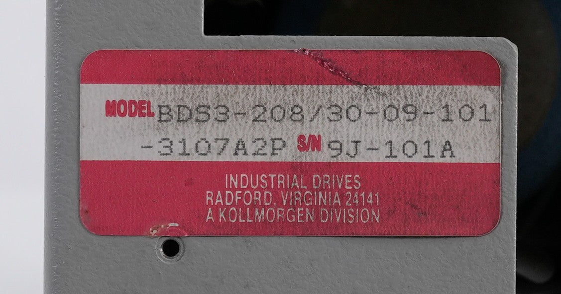 Industrial Drives ID DC Amplifier BDS3-208/30-09-101-3107A2P BDS3208 No Cover