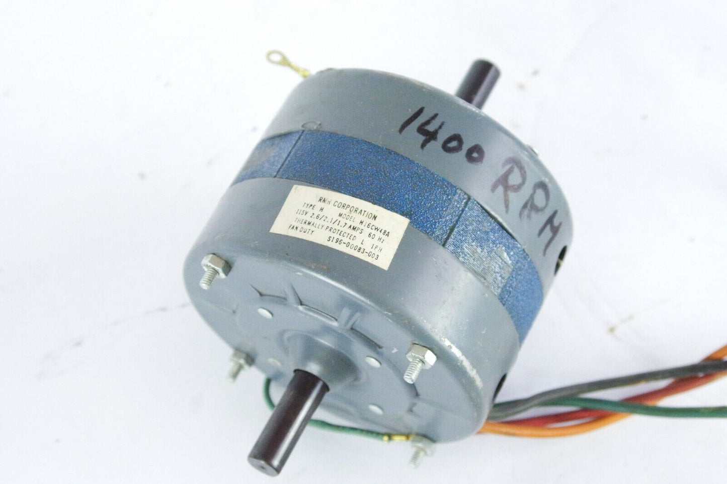 H16CW48A S196-JR083-003 RMR Type H Motor 115V 2.6/2.1/1.7A S196-00083-003