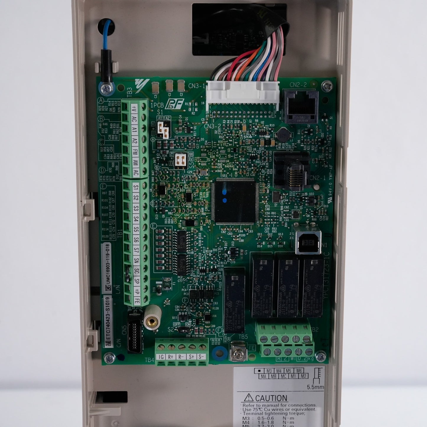 Yaskawa CIMR-ZU4A0027FAA Rev B Z1000 Frequency Drive CIMRZU4A0027FAA