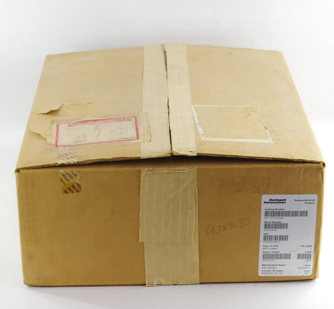 Allen Bradley 2711P-T15C4D6 Panelview Plus 1500 2711P-RP6 G RDT15C Remanufacture