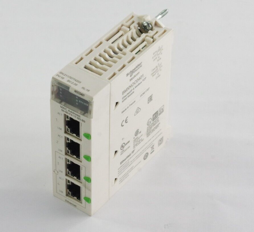 Schneider Electric BMXNOC0401 Modicon M340 Ethernet/IP Modbus TCP Module