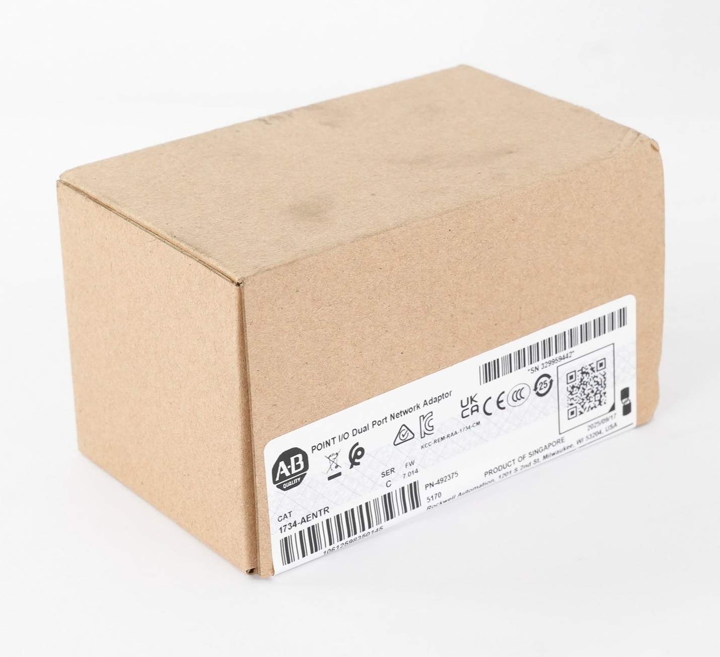Allen-Bradley 1734-AENTR /C Point I/O Dual Port Network Adapter - Sealed Surplus