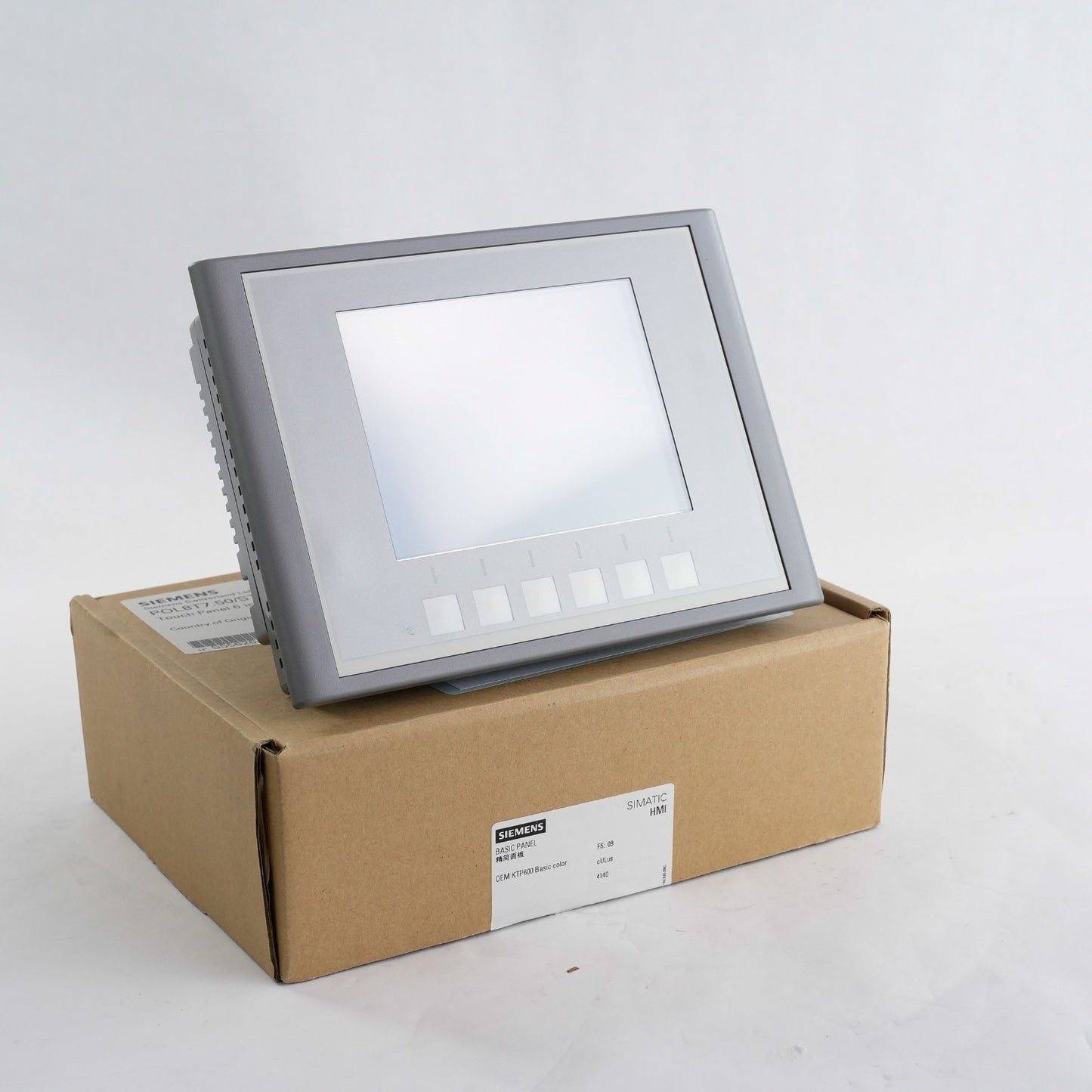 Siemens KTP600 Simatic Touch Panel Basic Color 1P S55626-H875-A100 POL8T7.50/STD