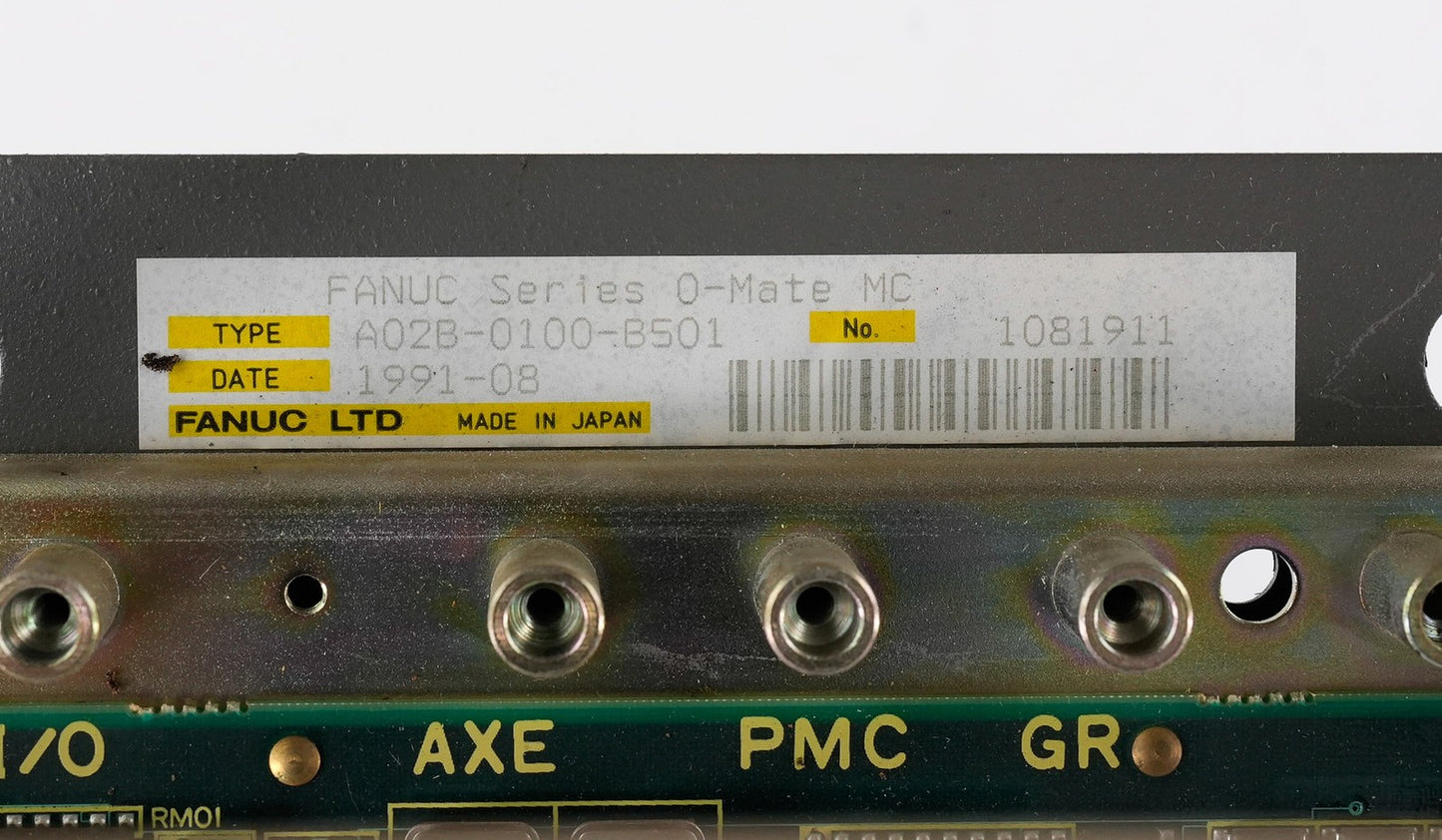 FANUC A02B-0100-B501 Series O-Mate MC PC Board A02B0100B501