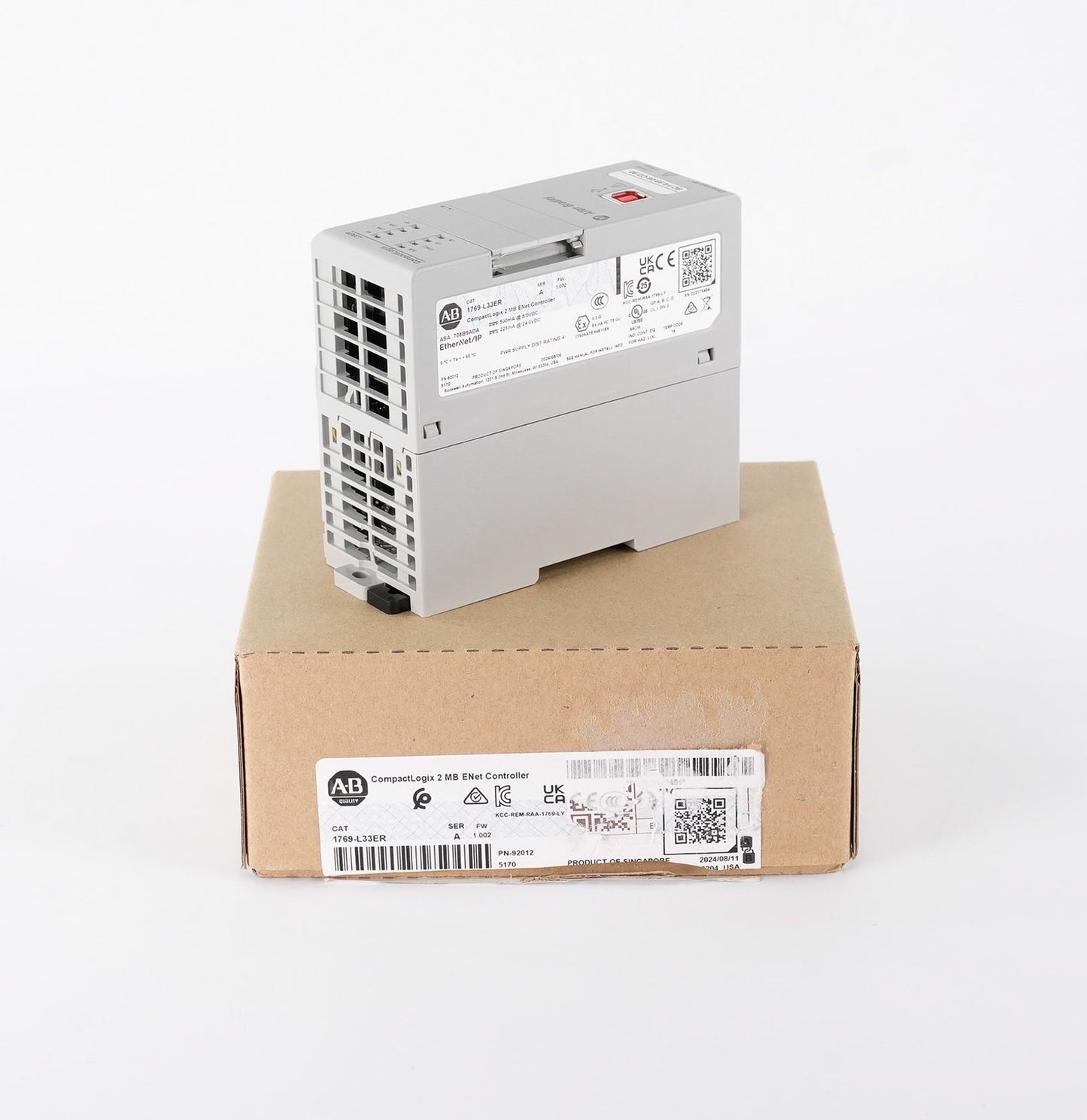 Allen Bradley 1769-L33ER /A CompactLogix 5370 Controller 2MB ENet - Open Box