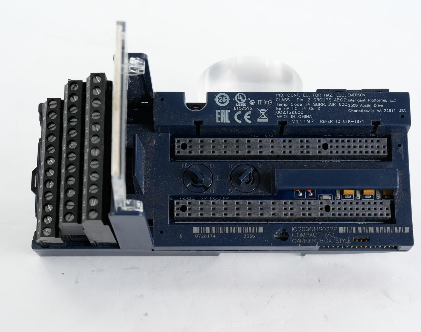Emerson IC200CHS022P Compact I/O Carrier Box Style