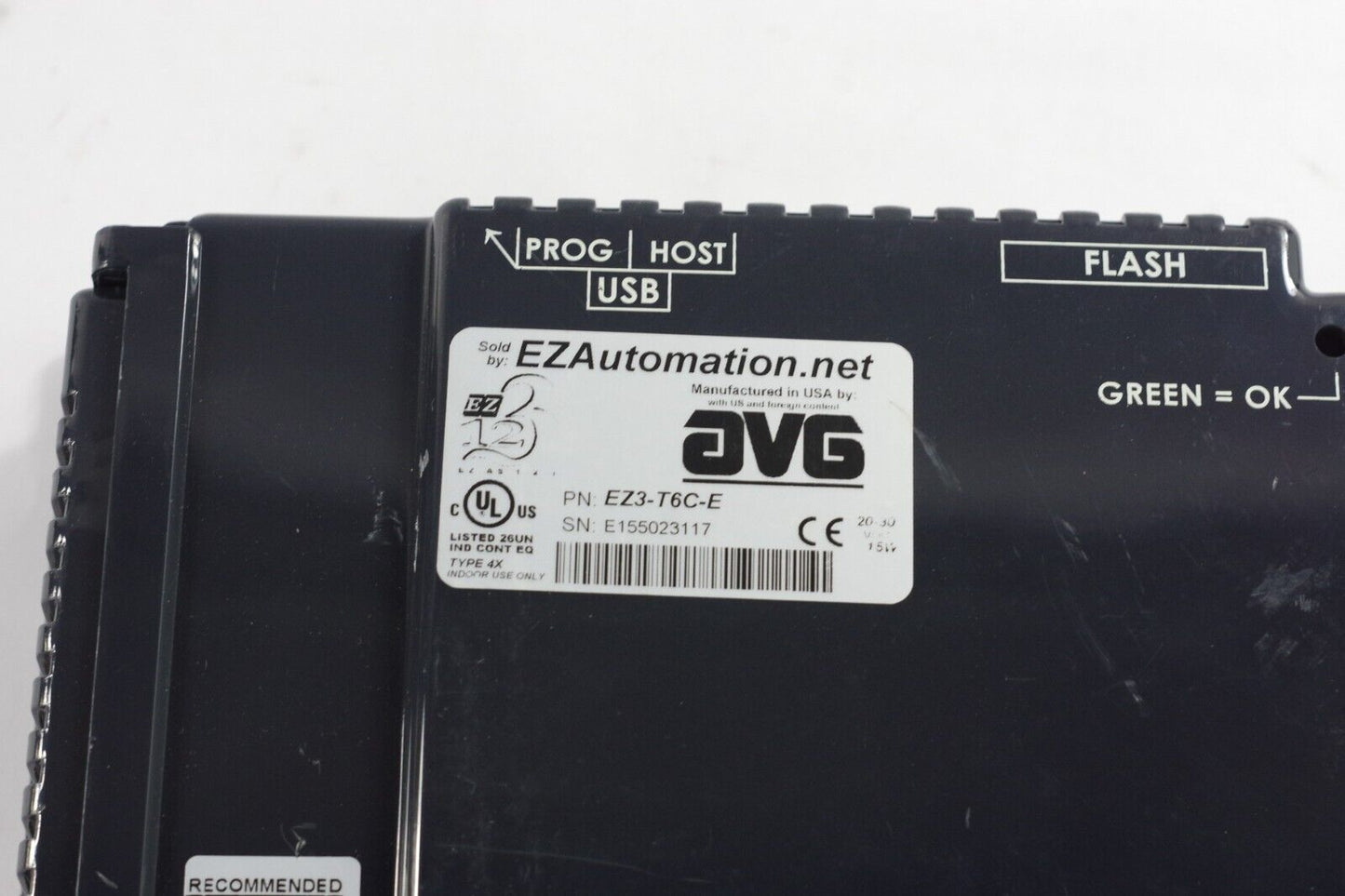 AVG Automation 24 VDC 6" Touch Screen EZ3-T6C-E