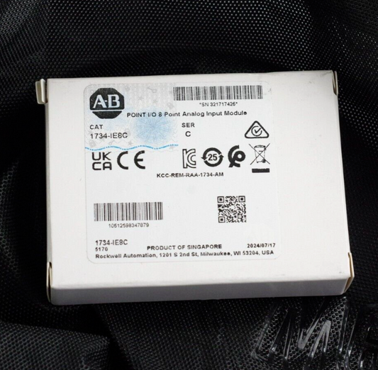 2024 Allen Bradley 1734-IE8C Ser C 8-Point Analog Input Module Sealed Surplus