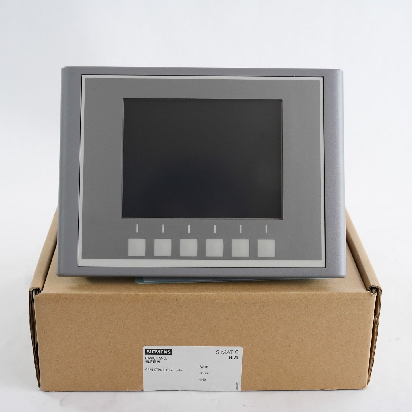 Siemens KTP600 Simatic Touch Panel Basic Color 1P S55626-H875-A100 POL8T7.50/STD