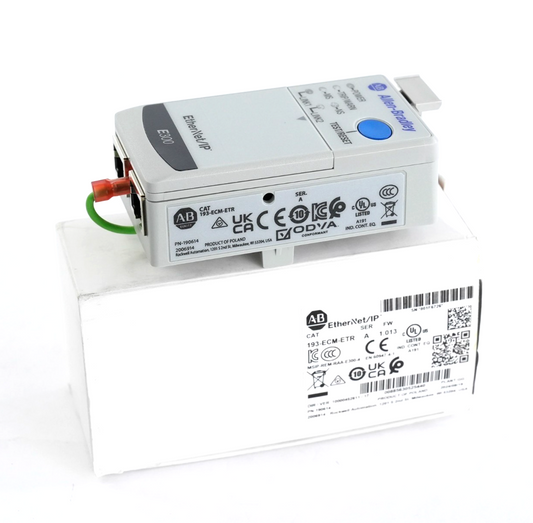 Allen Bradley 193-ECM-ETR /A FW 1.013 Enet/IP Communication Module - Open Box