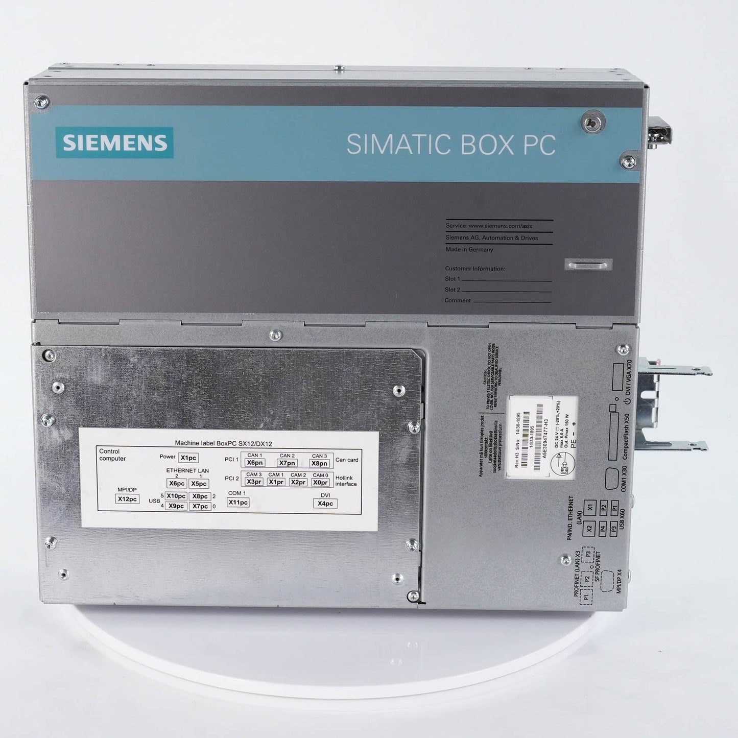 Siemens SIMATIC IPC627C Box PC 6BK1000-6AE10-0AX0 Industrial Computer -installed