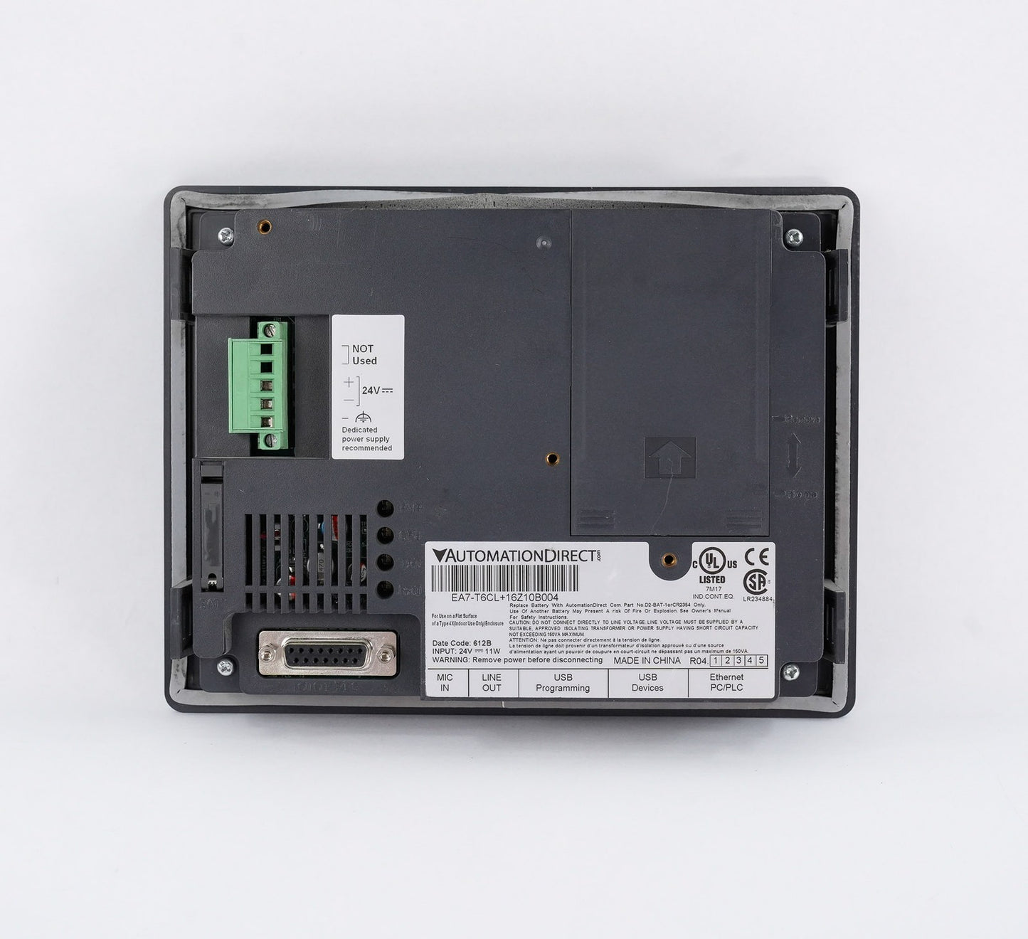 Automation Direct EA7-T6CL 6" TFT Touch Screen Display Panel EA7T6CL