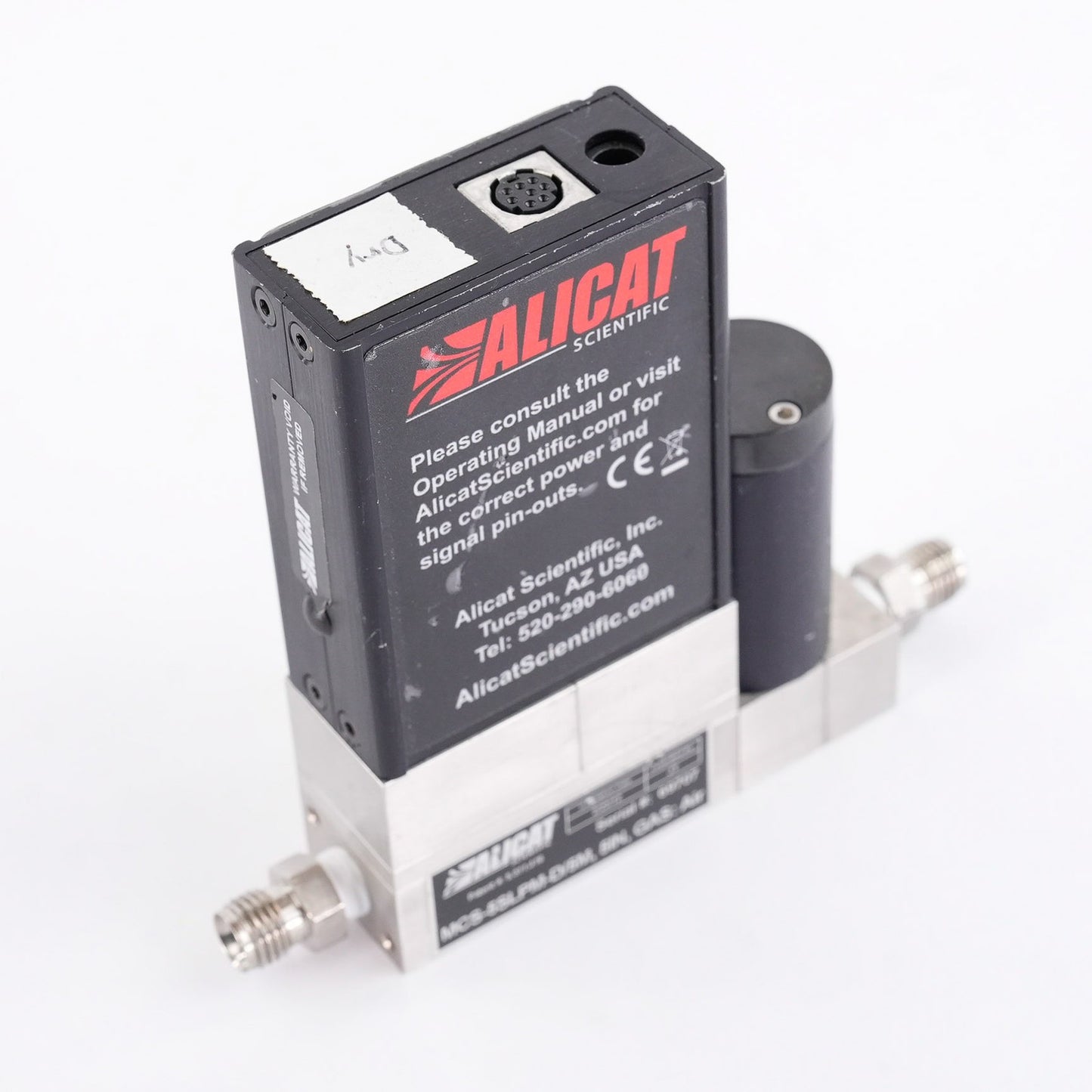 Alicat Scientific MCS-5SLPM-D/5M Mass Flow Controller 5" w/ Display MCS5SLPMD5M