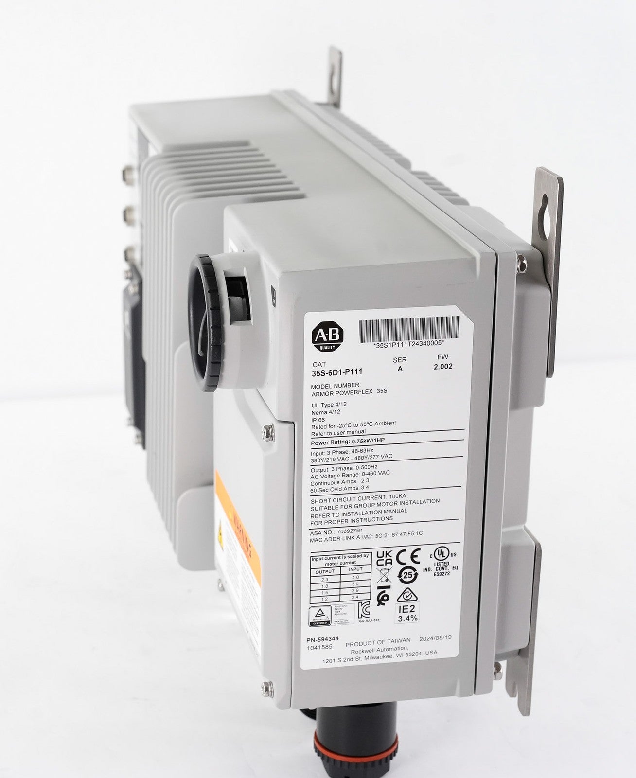 Allen Bradley 35S-6D1-P111 35S-6D1-P111 /A Armor PowerFlex 35S 35S6D1P111