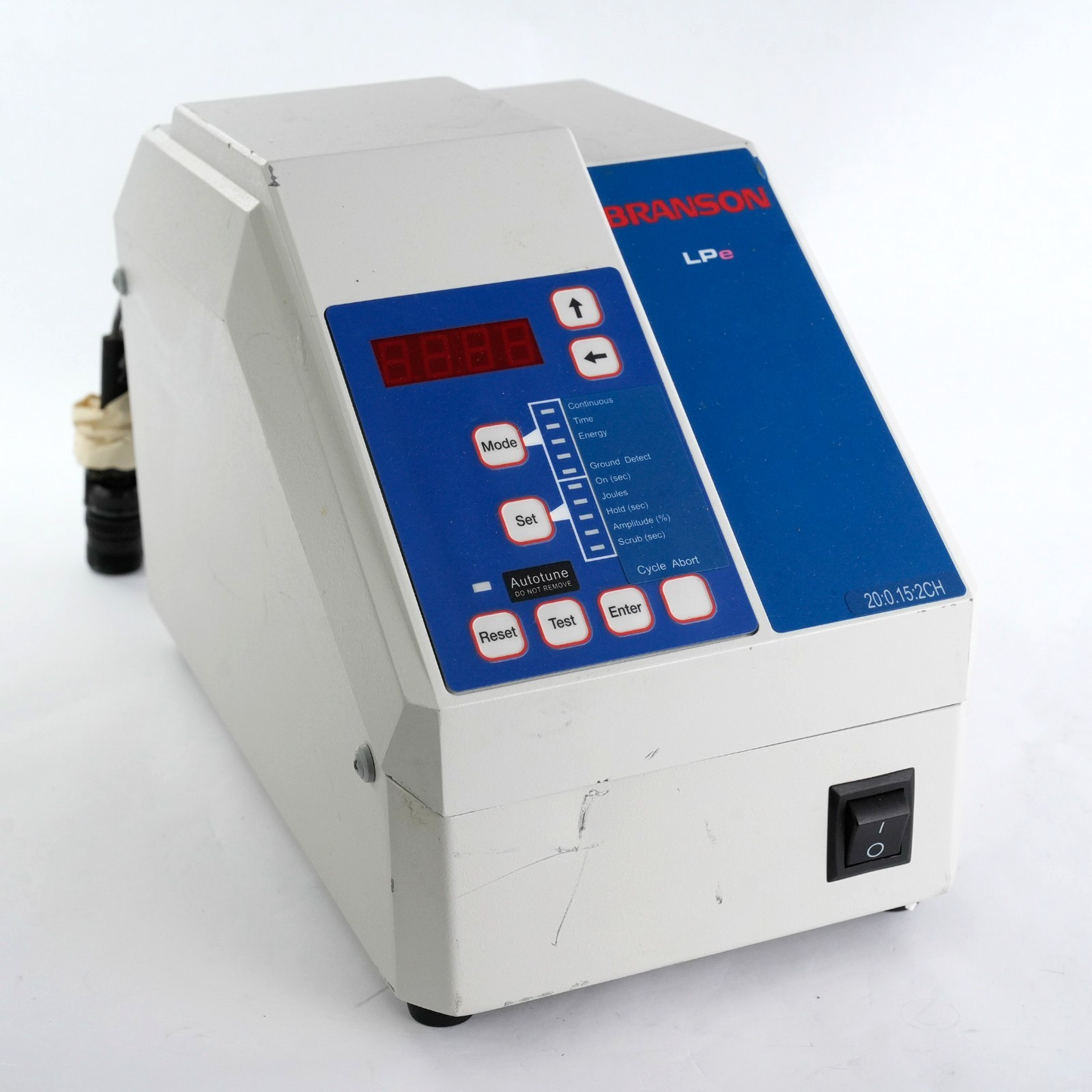 Branson 20:0.15 LPe Ultrasonic Welder 20:0.15:2CH 100-132-928R